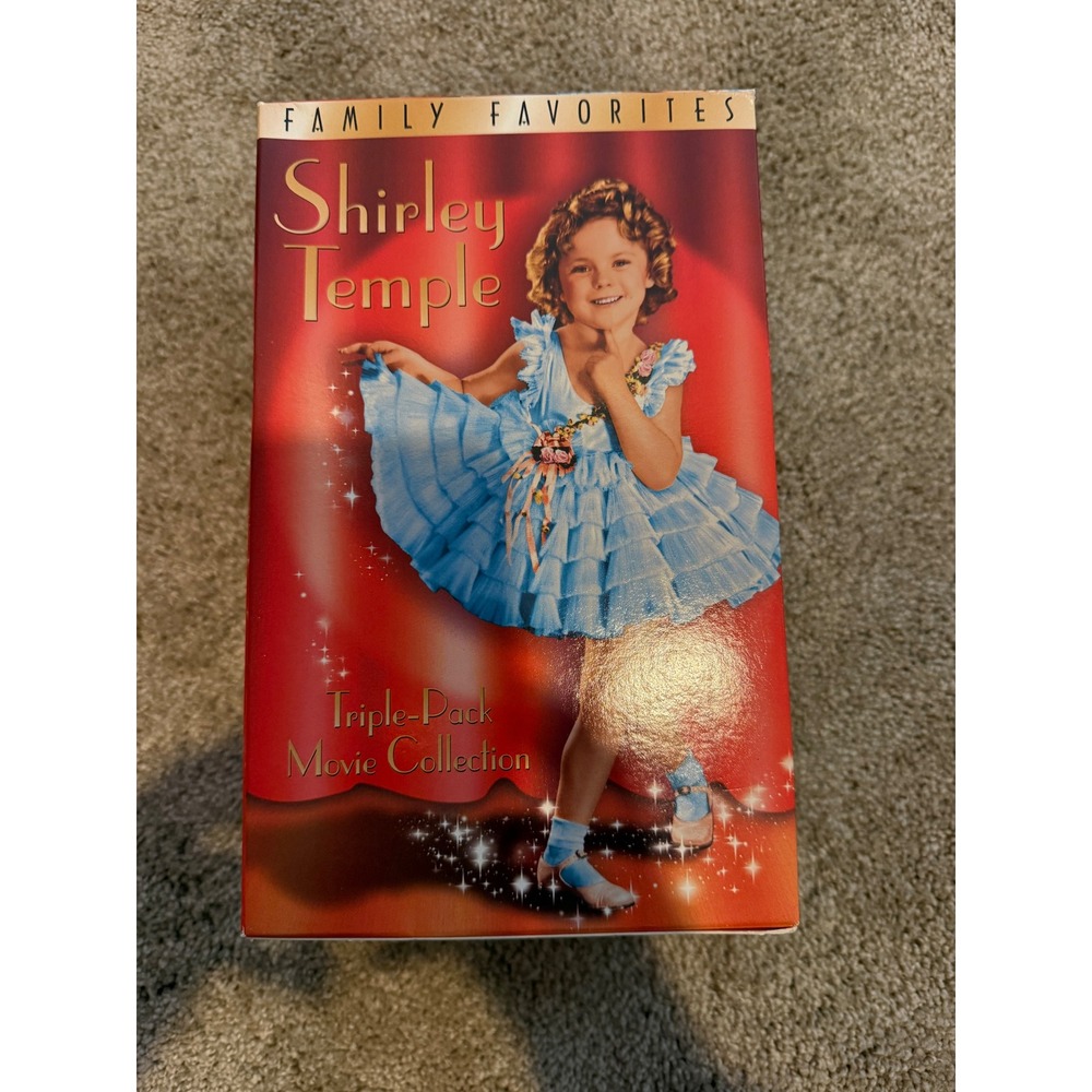 Shirley Temple Family VHS Triple Pack Movie Collection Heidi Curly Top Baby - Picture 3 of 9